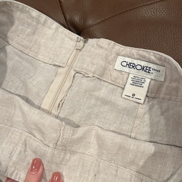 100% Linen skirt sz 8 - Picture 3 of 3